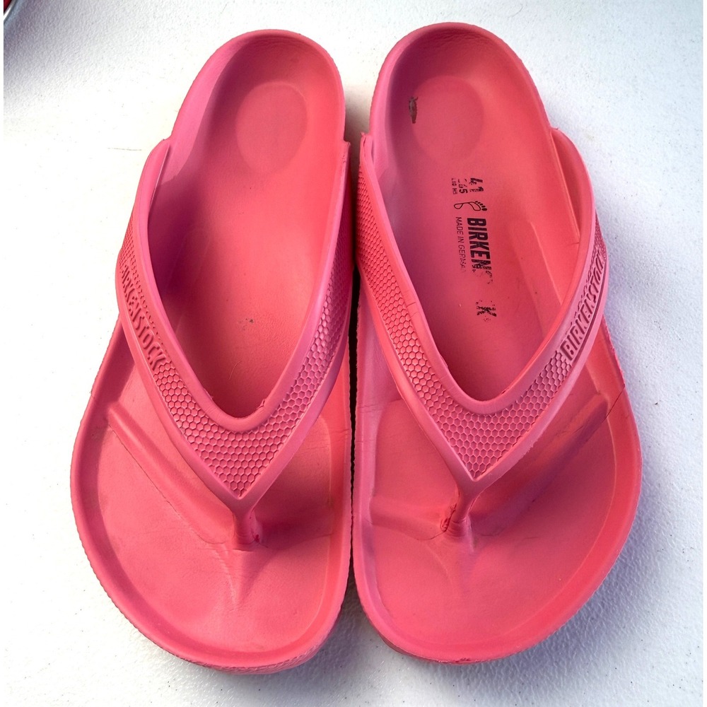 Birkenstock Honolulu EVA Sandals 41 Pink Waterproof Thong Flip Flop Watermelon